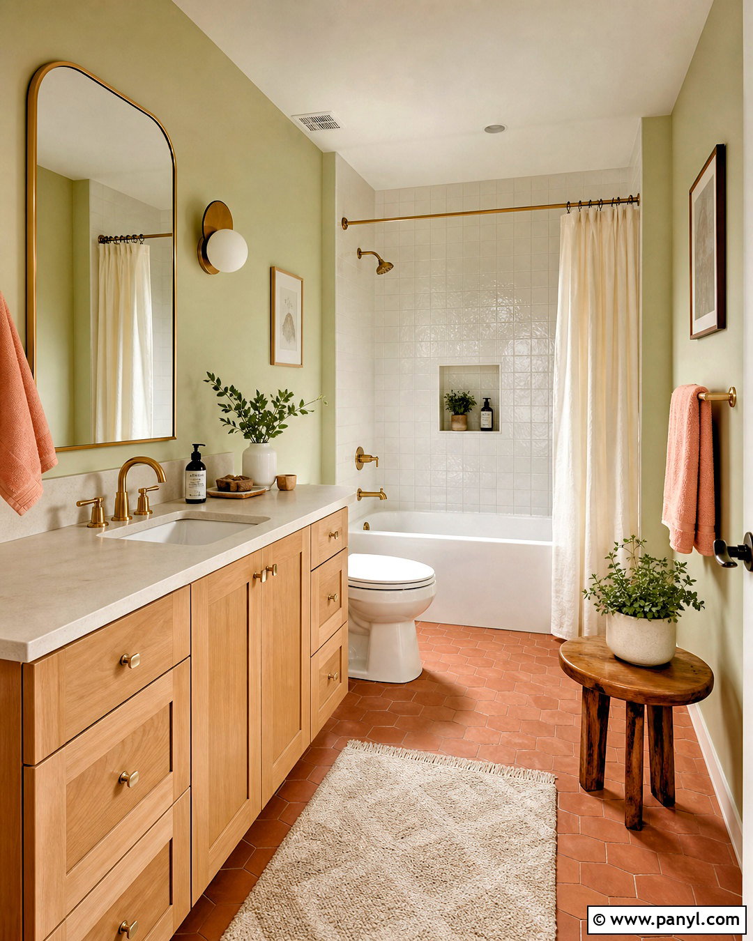 Pistachio Green Bathroom - 20 green bathroom paint colors