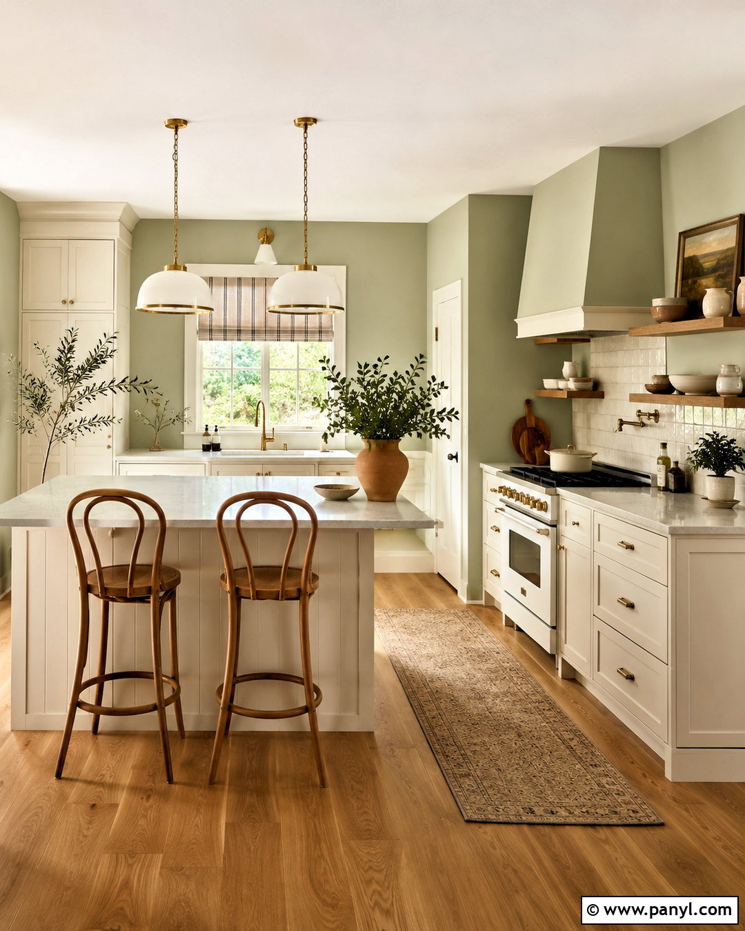 Pistachio Green Kitchen Walls - 20 Warm Green Wall Color Ideas