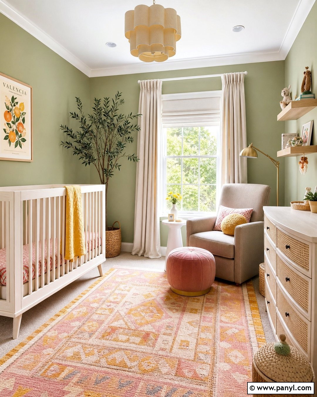 Pistachio Green Nursery Walls - 20 Green Nursery Wall Color Ideas