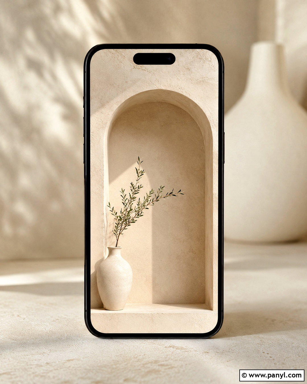 Plaster Arch Lockscreen - 20 neutral lockscreen ideas