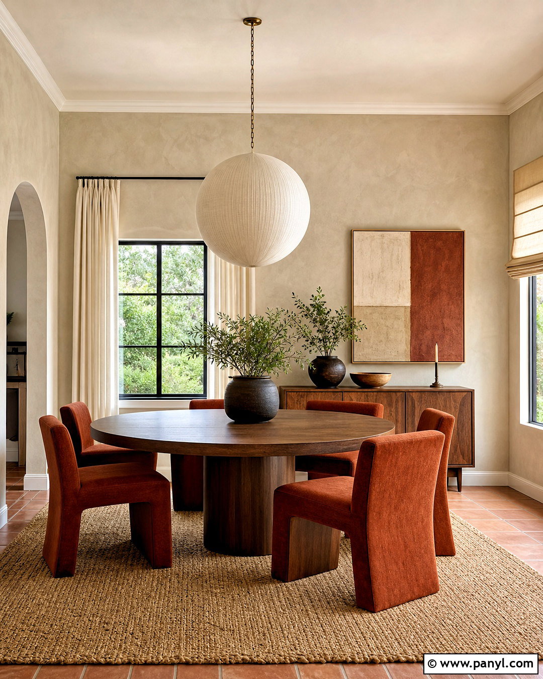 Plaster Effect Textured Wallpaper Dining Room - 20 textured wallpaper ideas
