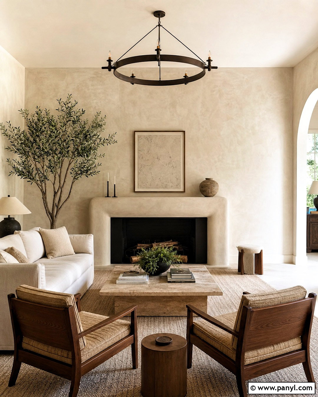 Plaster Fireplace Accent Wall - 20 accent wall fireplace living room ideas