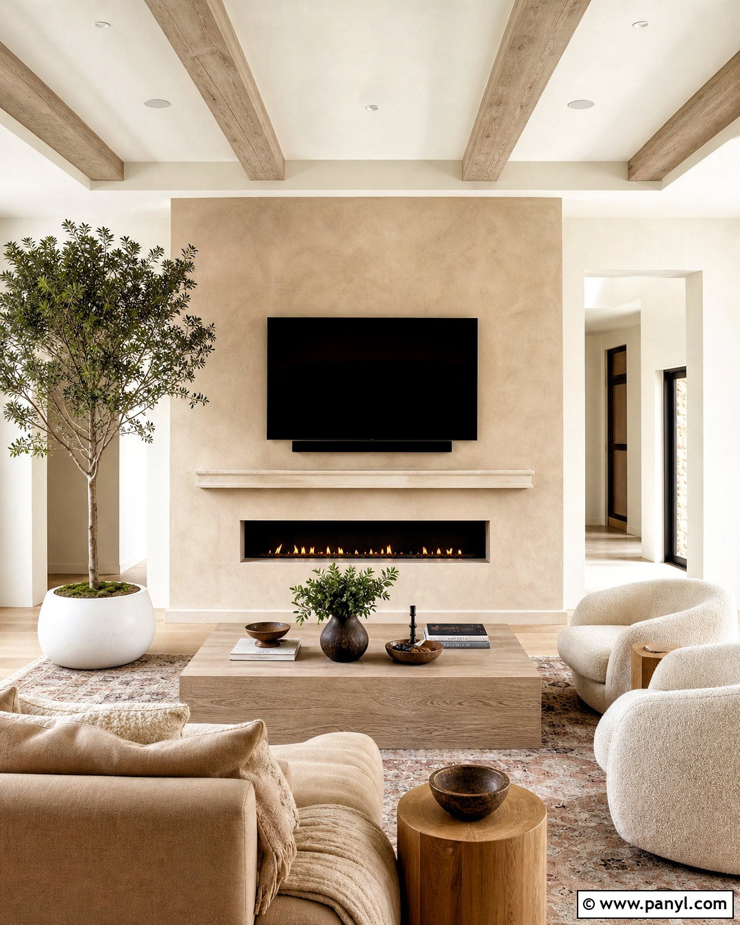 20 Fireplace Wall Ideas With TV Ideas for Stylish Rooms