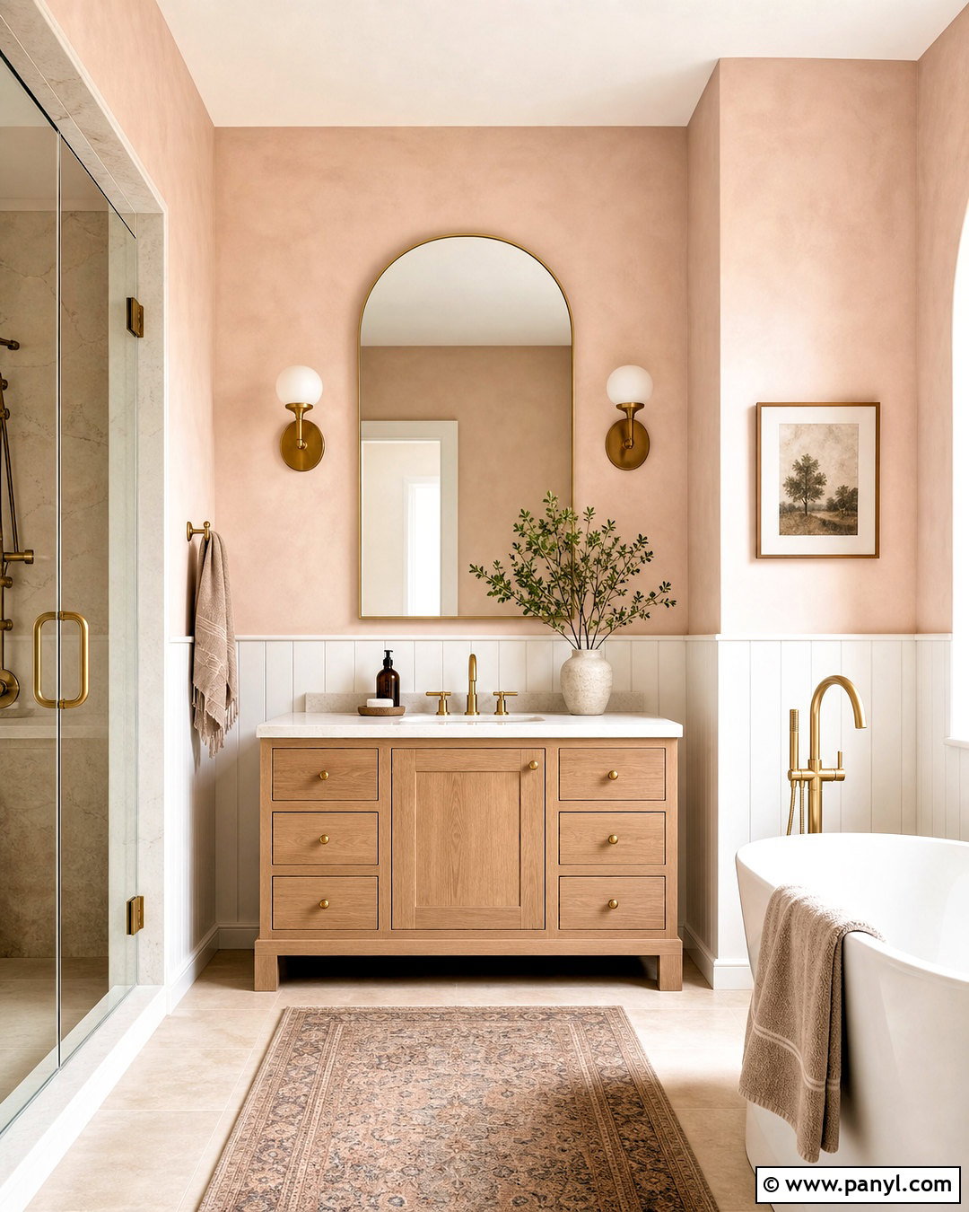 Plaster Pink Bathroom Paint - 20 interior paint ideas