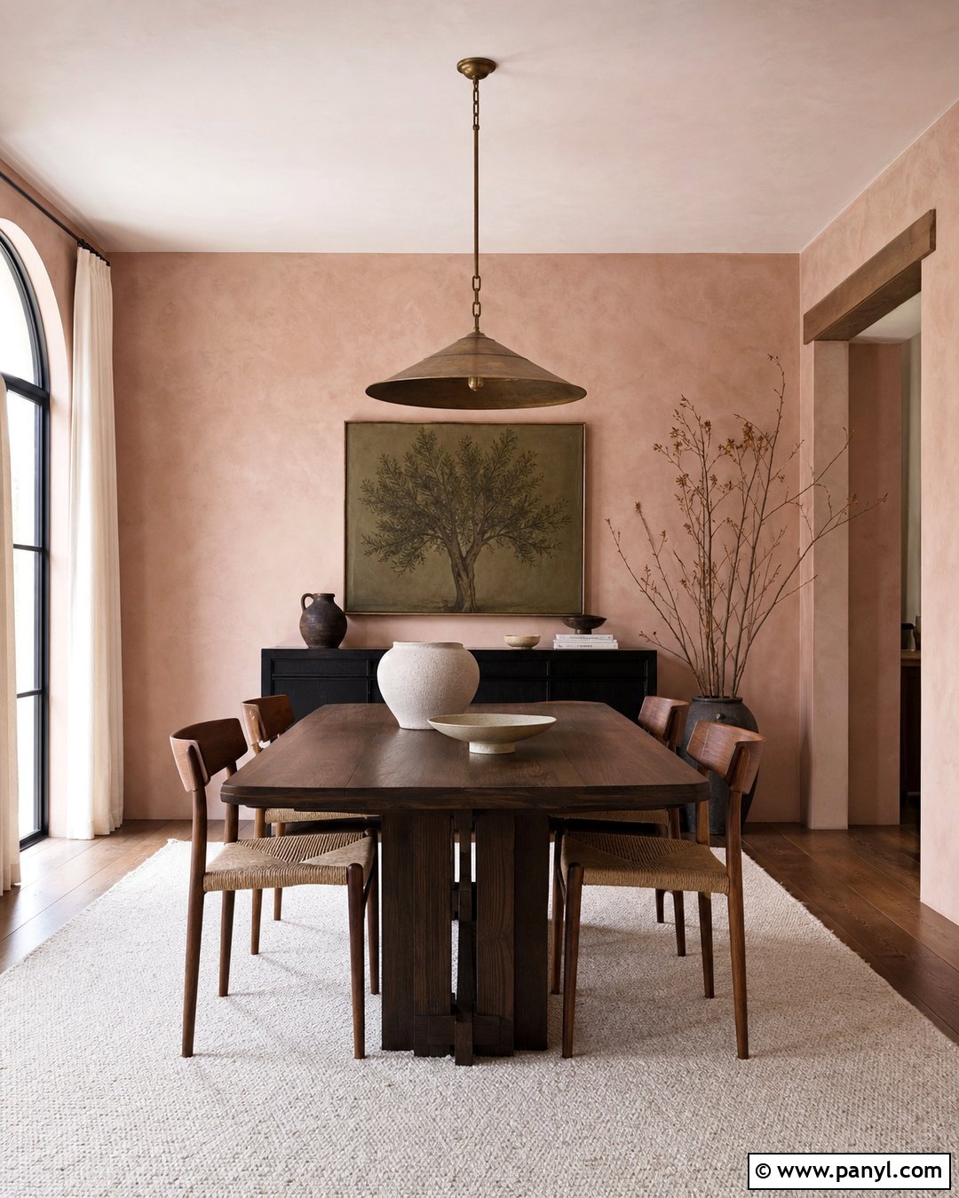 Plaster Pink Dining Room Walls - 50 home wall colour ideas