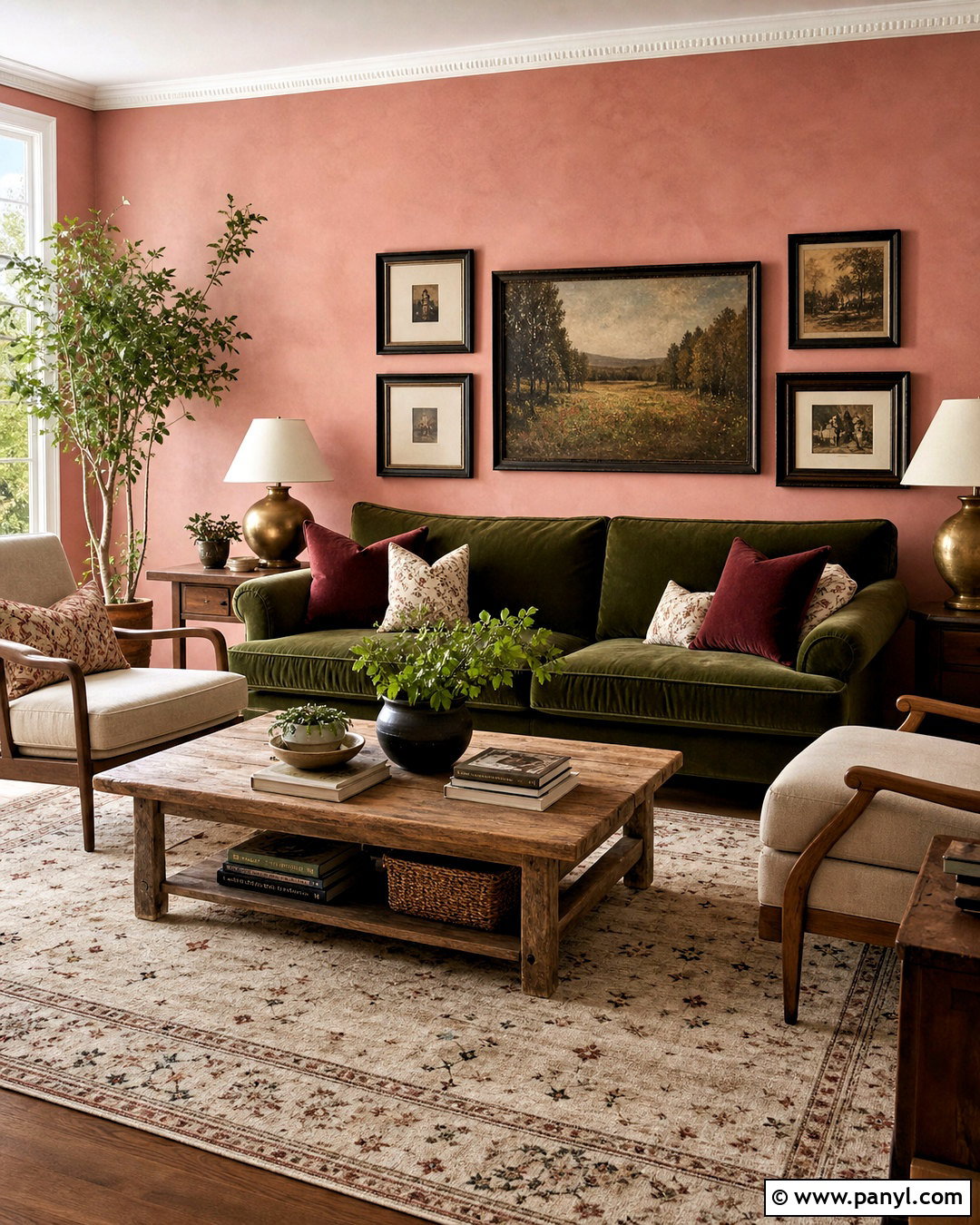 Plaster Pink Drawing Room Colour - 20 drawing room colour ideas