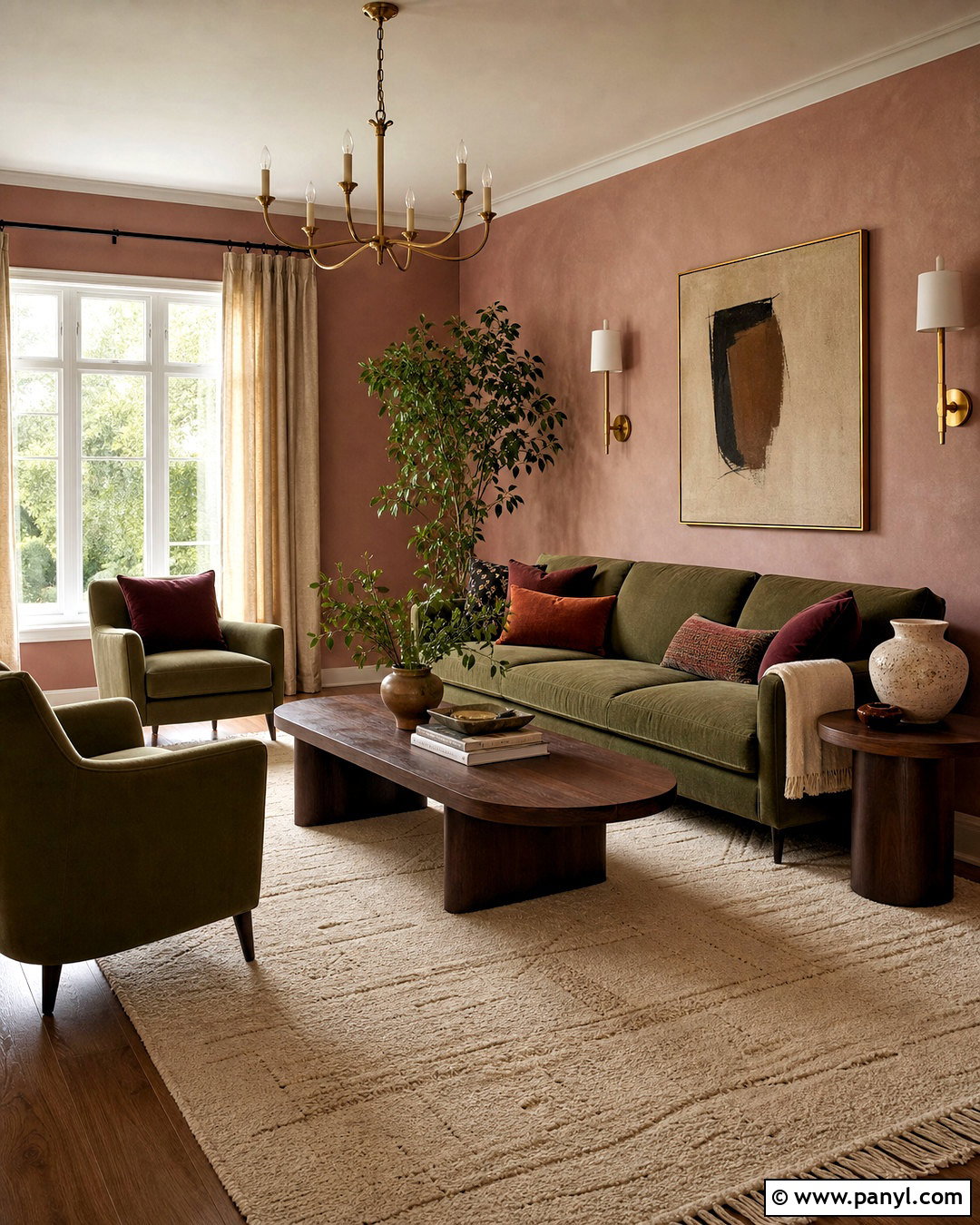 Plaster Pink Living Room Paint - 20 home painting ideas living room ideas