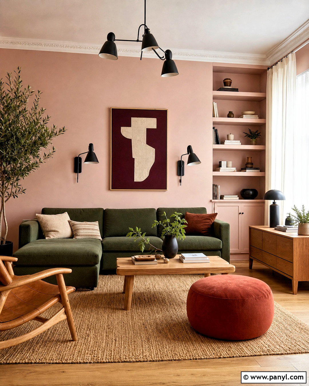Plaster Pink Living Room Walls - 20 painting ideas living room wall colors