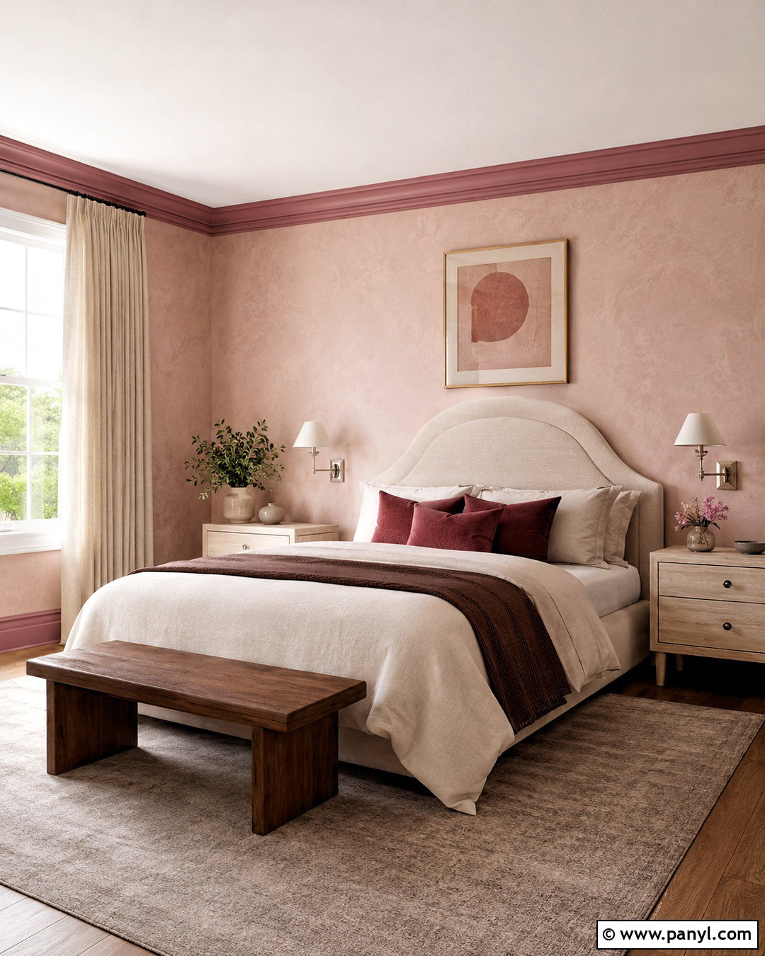 Plaster Pink Paint Color - 20 modern paint colors