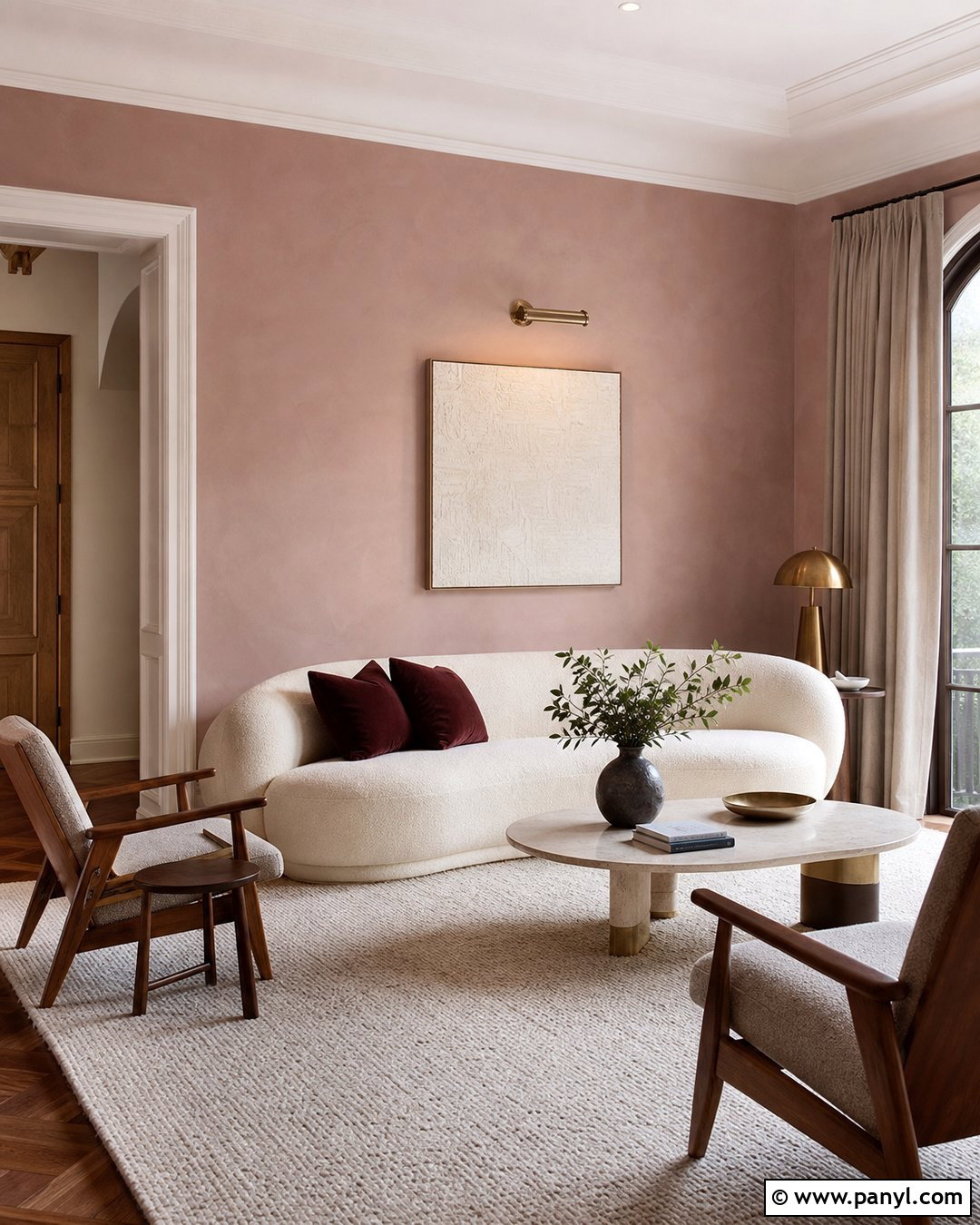 Plaster Pink Wall Color - 25 Trending Wall Colors 2027
