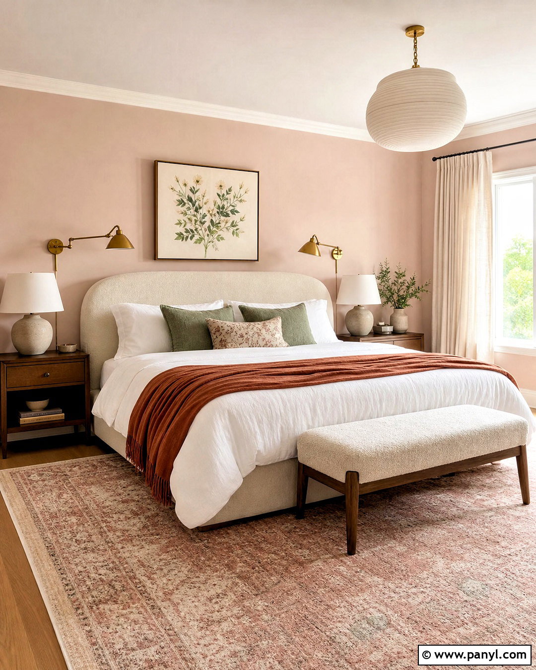 Plaster Pink Wall Color Bedroom - 20 wall color design ideas