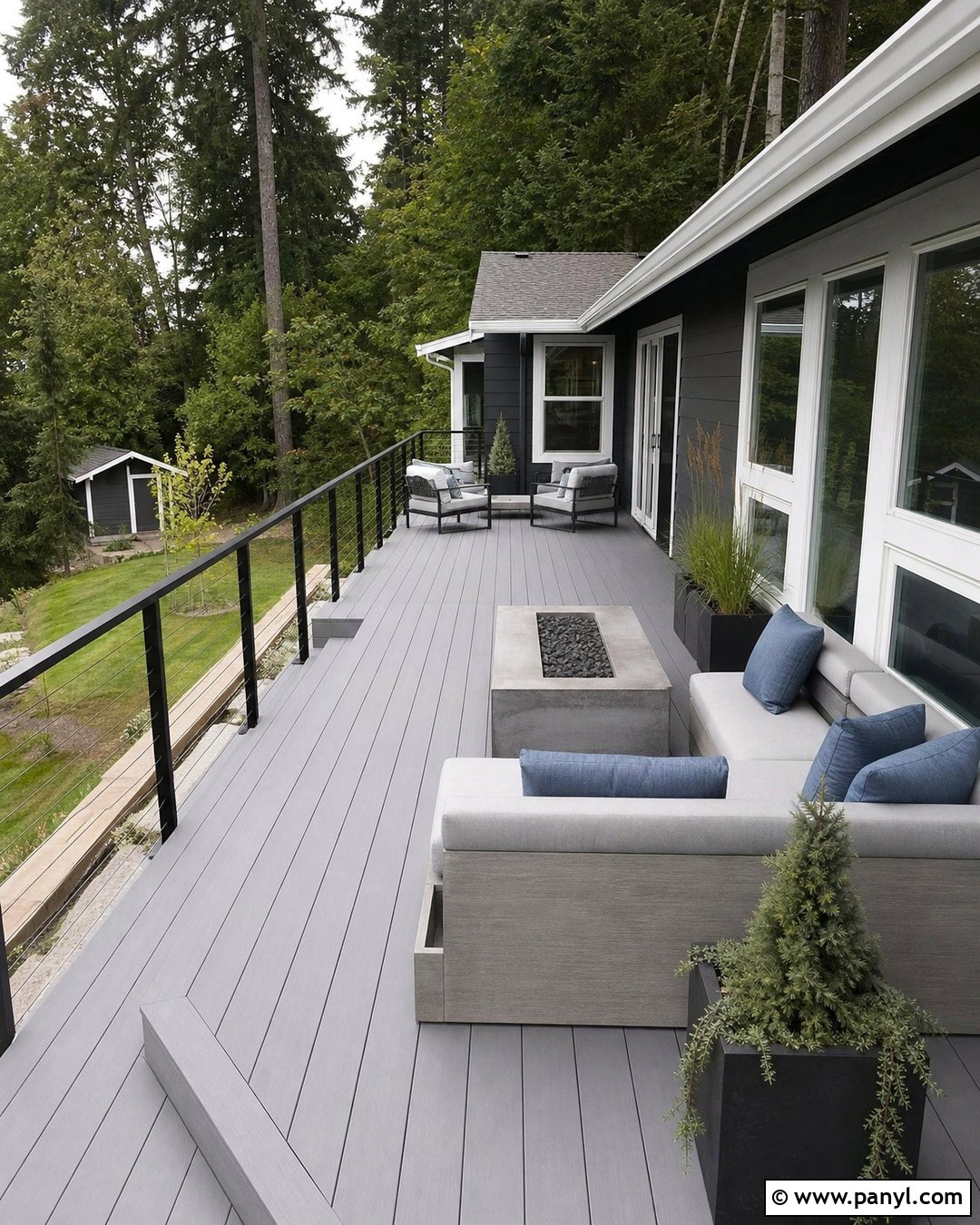 Platinum Gray HC-179 Wood Finish - 20 Benjamin Moore Wood Finish Ideas
