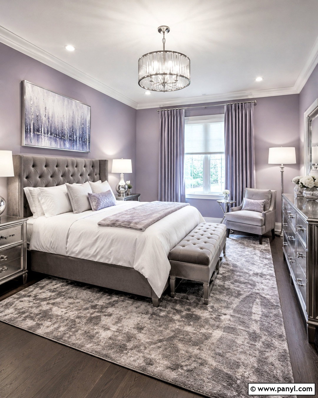 Platinum Lavender And Gray Metallic Palette - 20 metallic color palette ideas