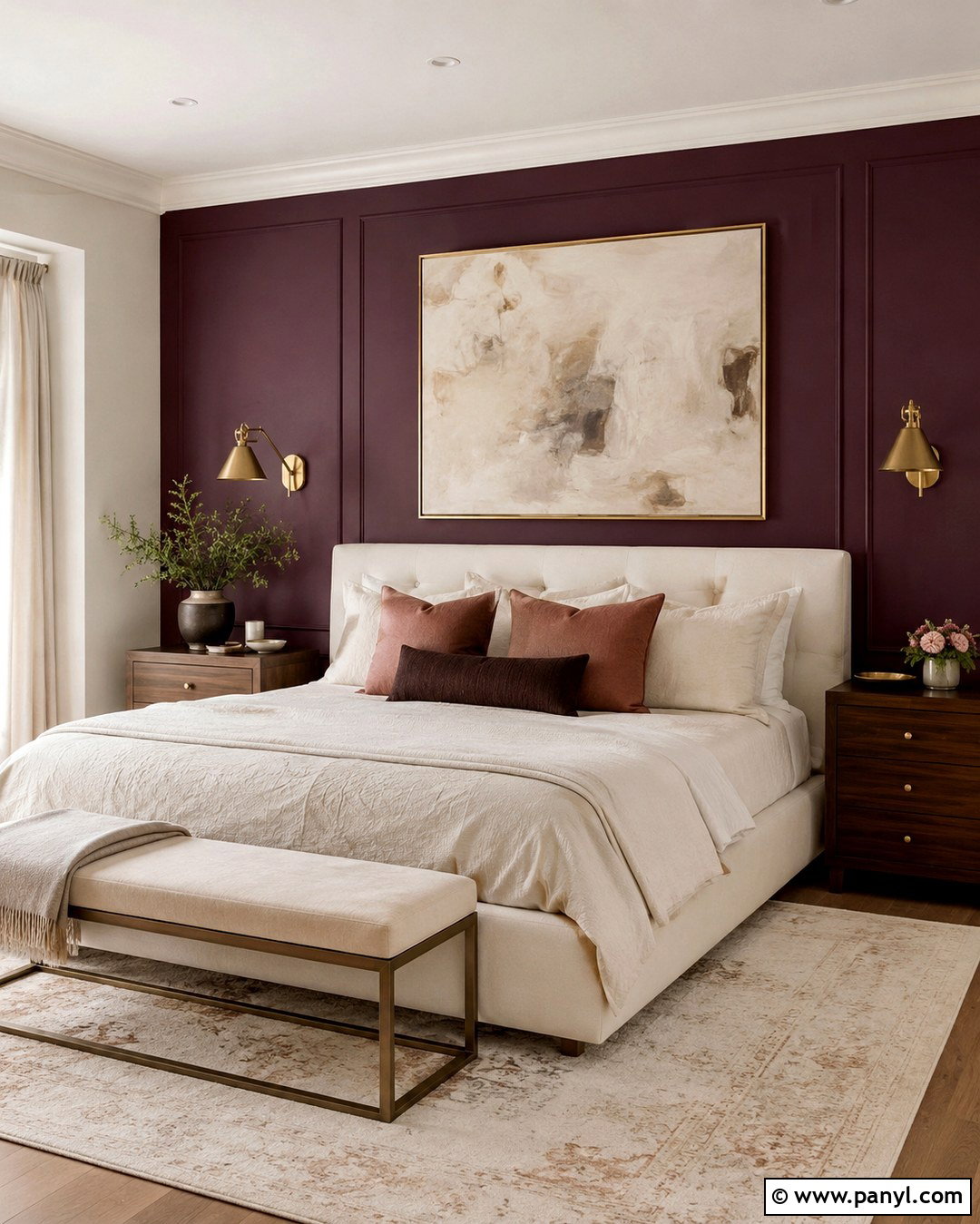 Plum Accent Wall - 20 Best Colors For Accent Walls