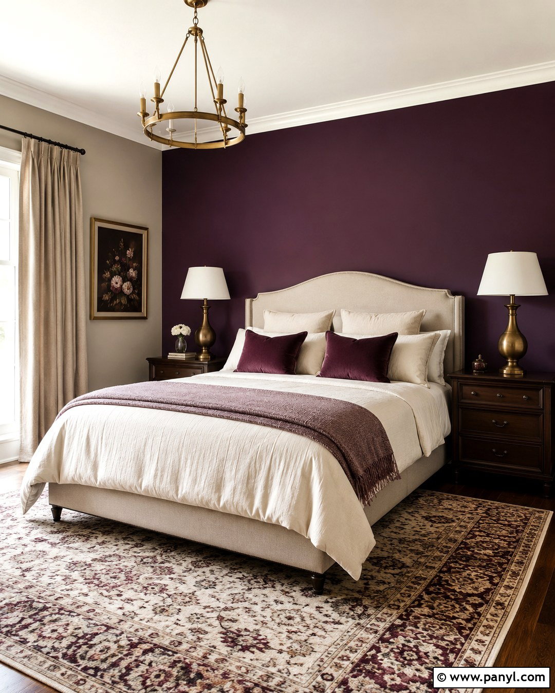 Plum Accent Wall - 20 Accent Walls Colors