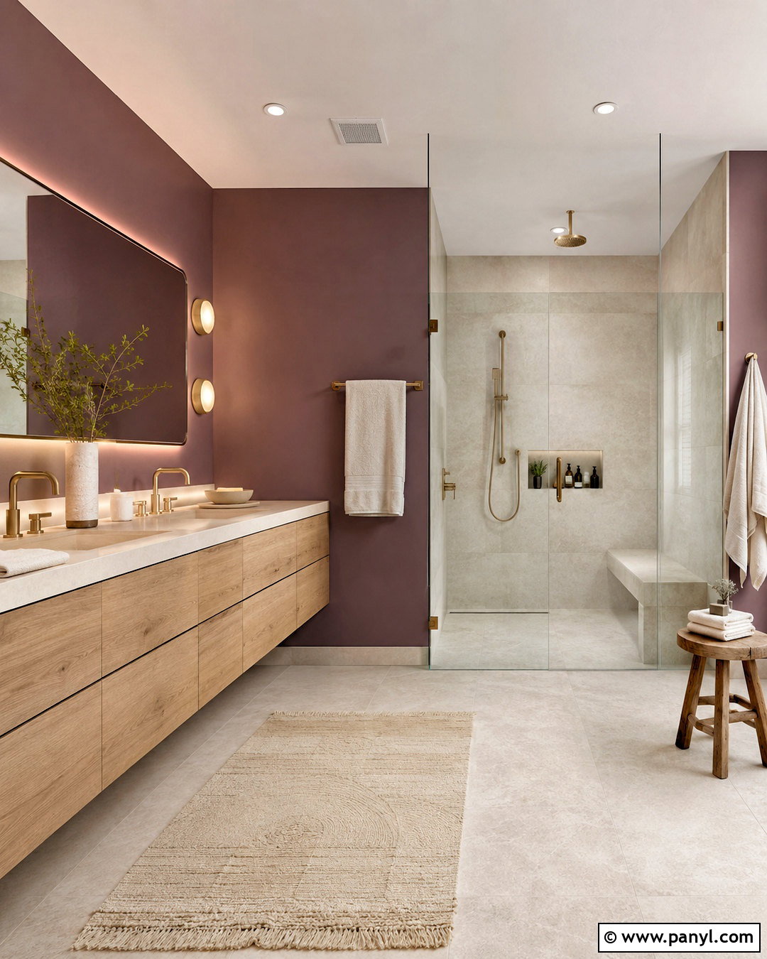 20 Plum Bathroom Ideas for a Luxe, Spa-Inspired Retreat