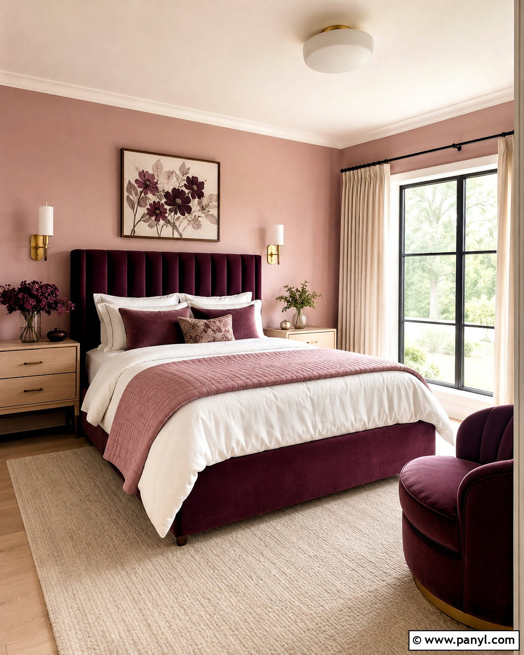Plum And Blush Bedroom - 20 plum decor ideas