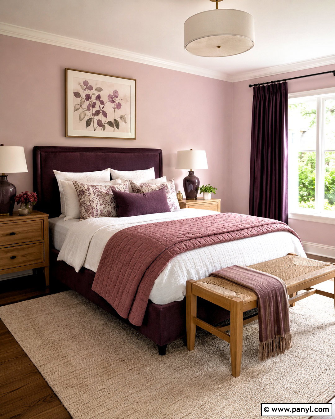 Plum And Blush Guest Bedroom - 20 plum room ideas
