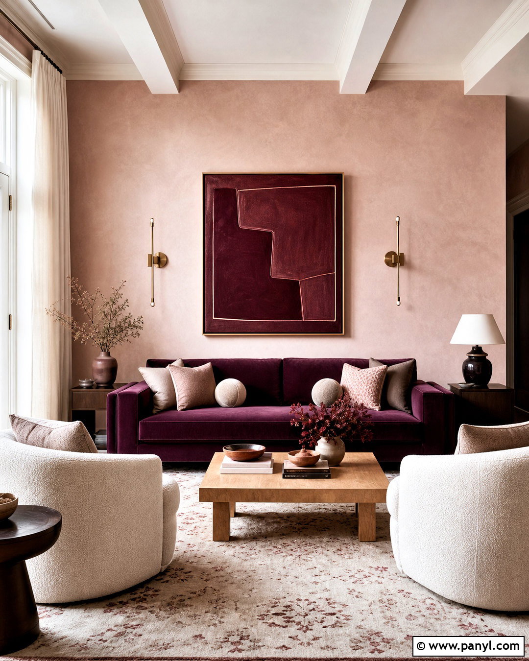 Plum And Blush Living Room - 20 plum living room ideas