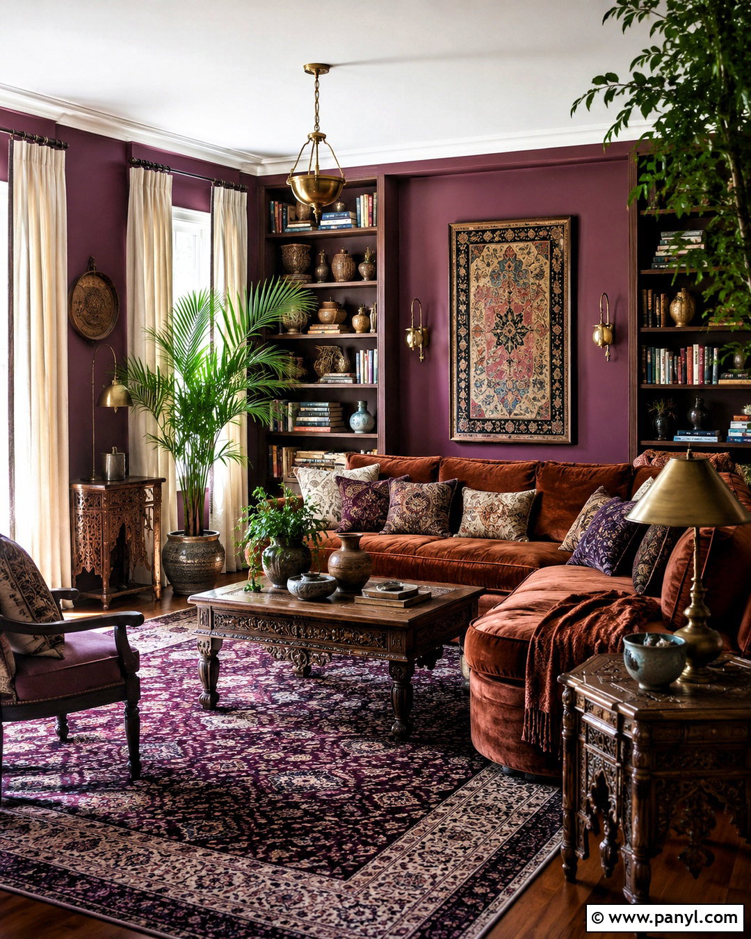 Plum And Cinnamon Bohemian Color Scheme - 20 bohemian color scheme ideas