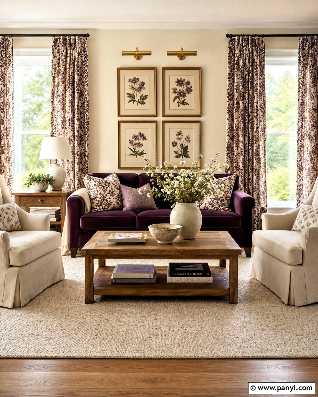 Plum And Cream Living Room - 20 plum living room ideas