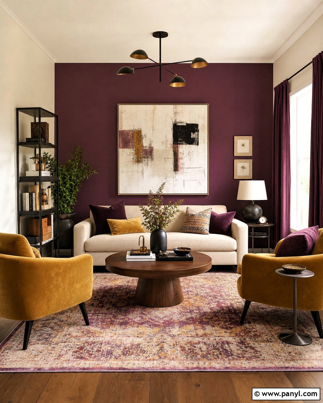 Plum And Mustard Living Room - 20 plum living room ideas
