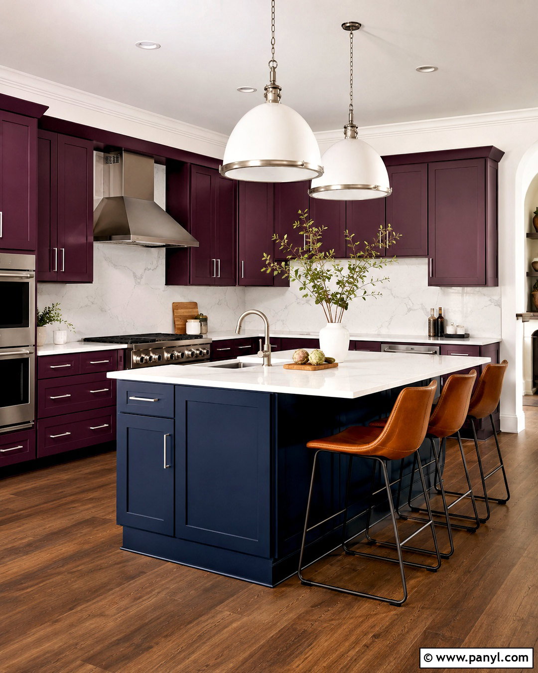 Plum And Navy Kitchen - 20 plum kitchen ideas