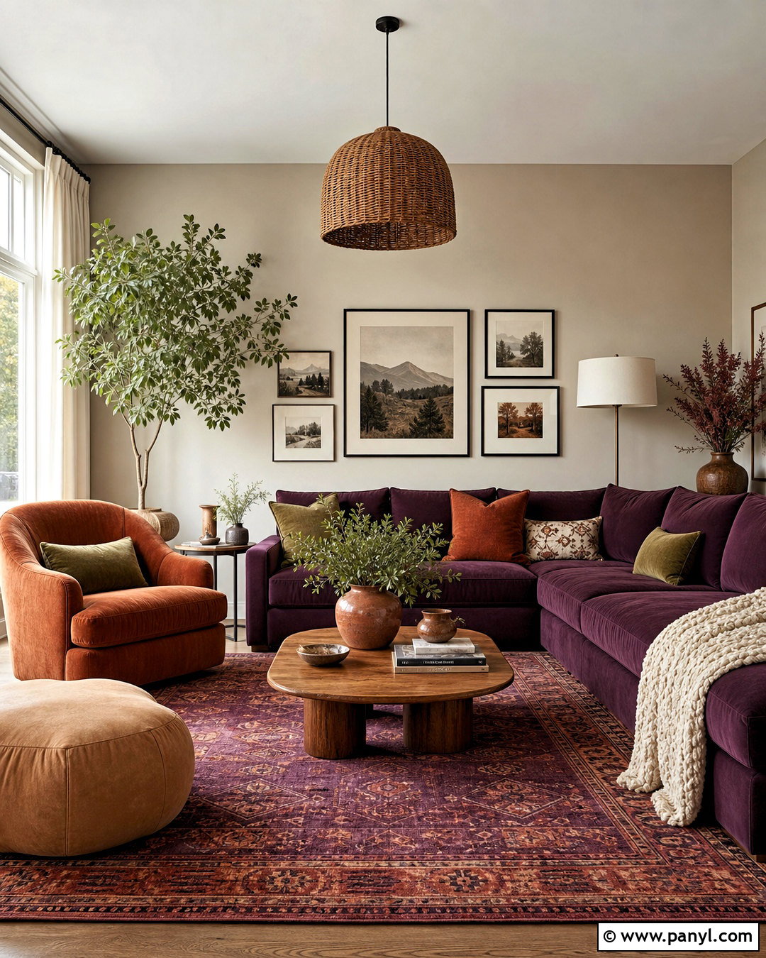 Plum And Rust Living Room - 20 plum living room ideas