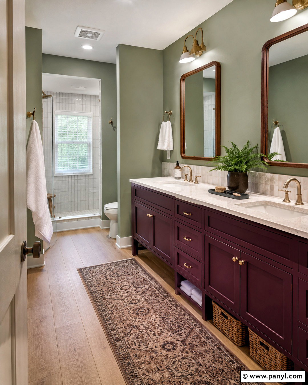 Plum And Sage Green Bathroom - 20 plum bathroom ideas
