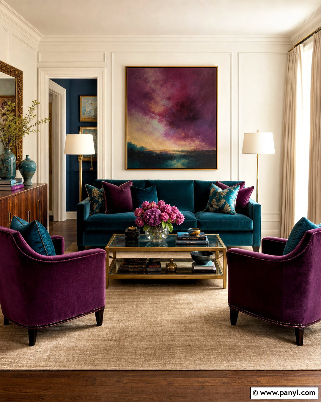 Plum And Teal Living Room - 20 plum living room ideas