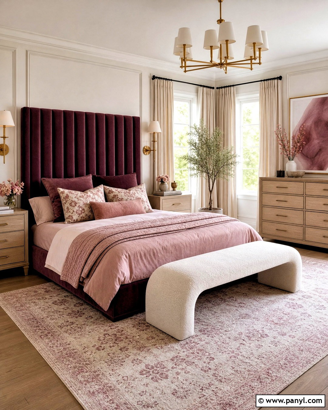Plum Blush Pink And Ivory Palette - 20 plum color palette ideas