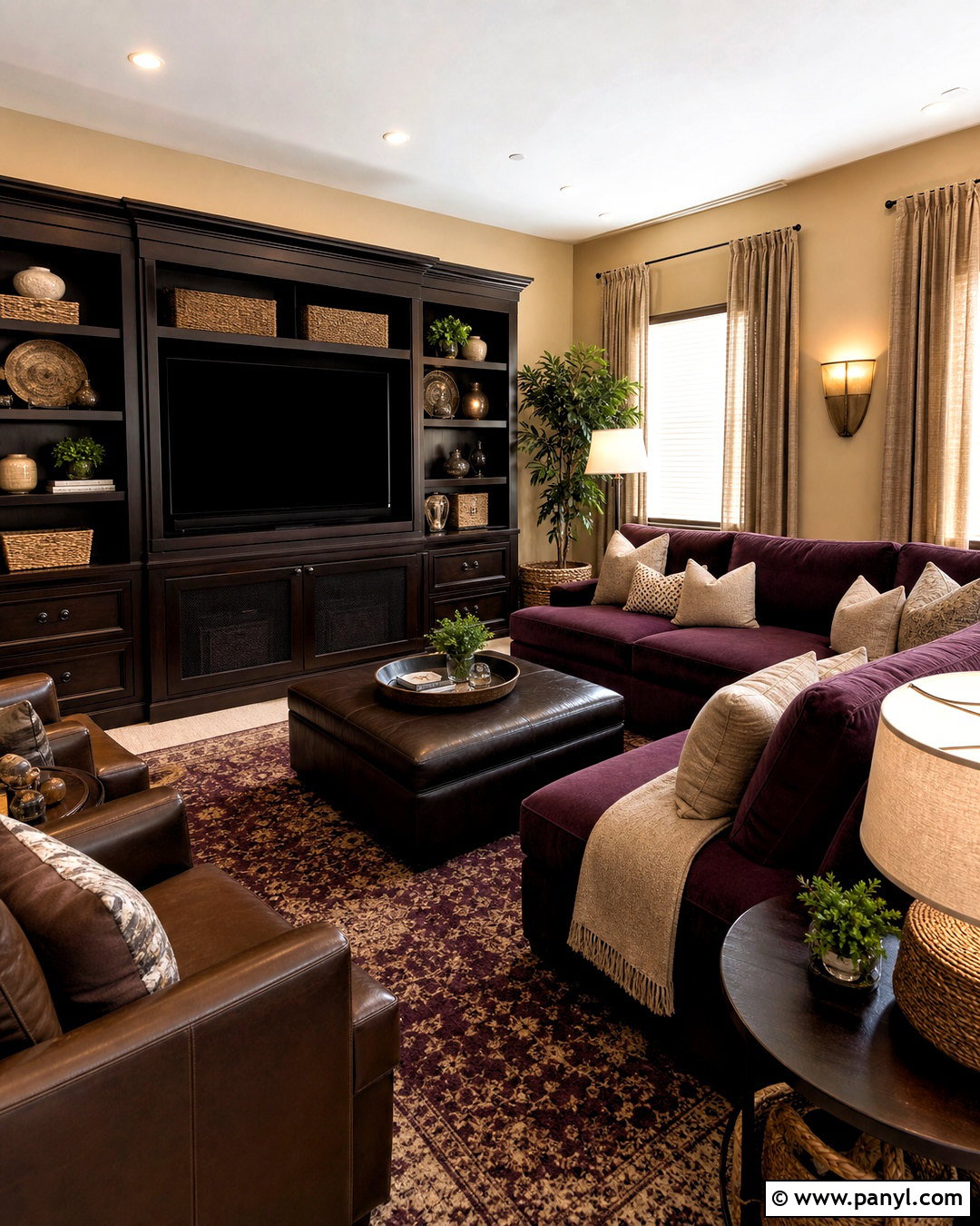 Plum Chocolate Brown And Tan Palette - 20 plum color palette ideas