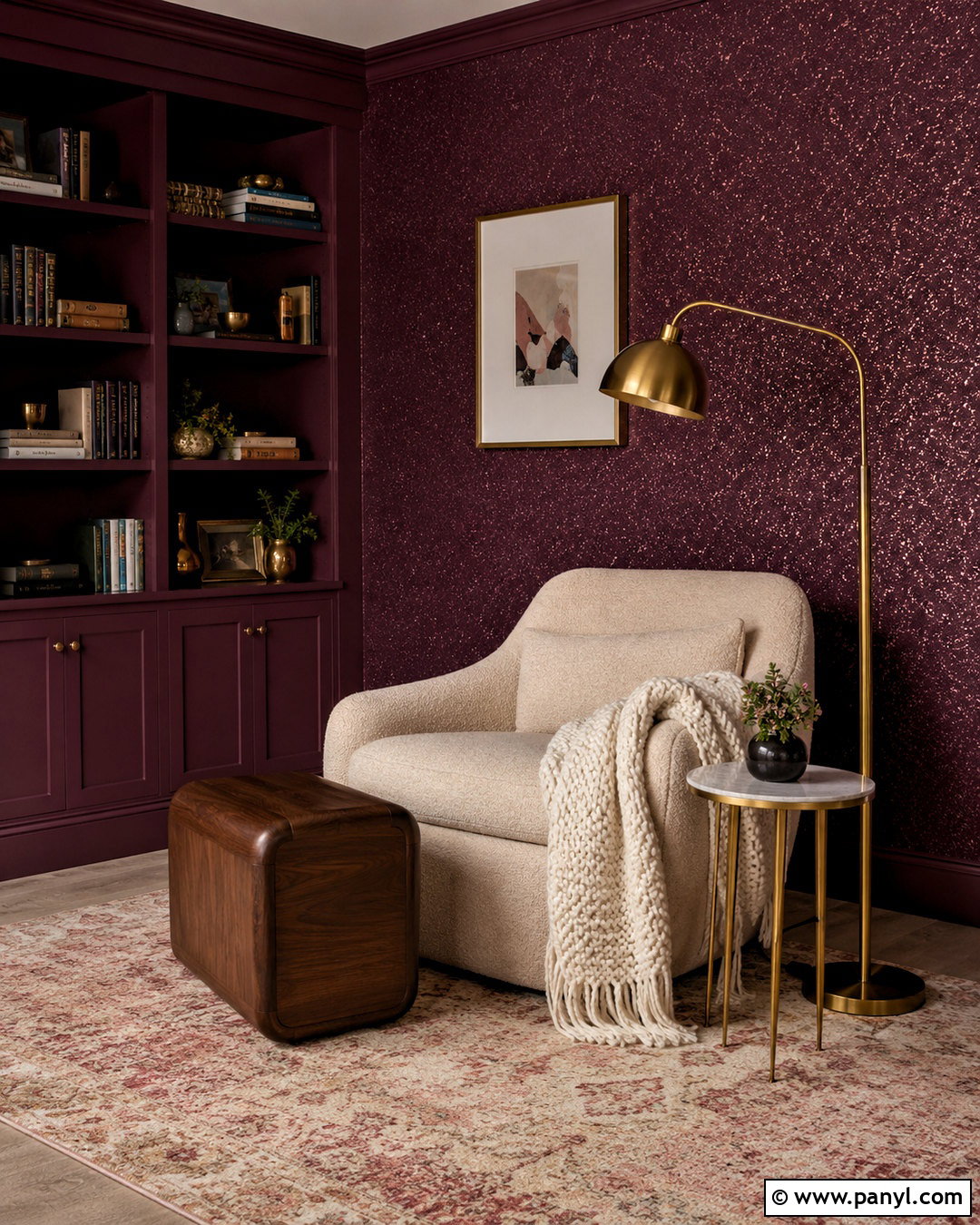 Plum Dark Glitter Wallpaper - 20 dark glitter wallpaper ideas