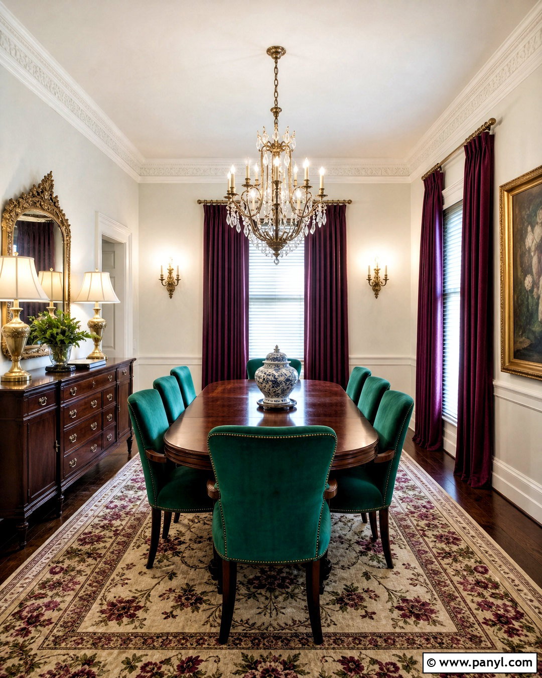 Plum Emerald Green And Cream Palette - 20 plum color palette ideas