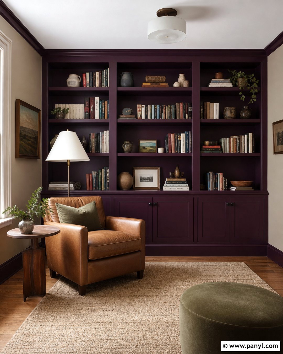 Plum Feature Wall - 30 Feature Wall Colours