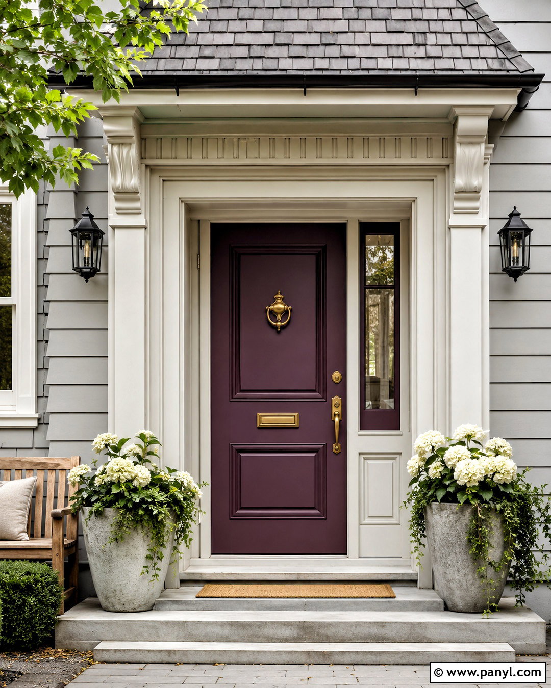 Plum Front Door Color - 20 door colours ideas paint colors