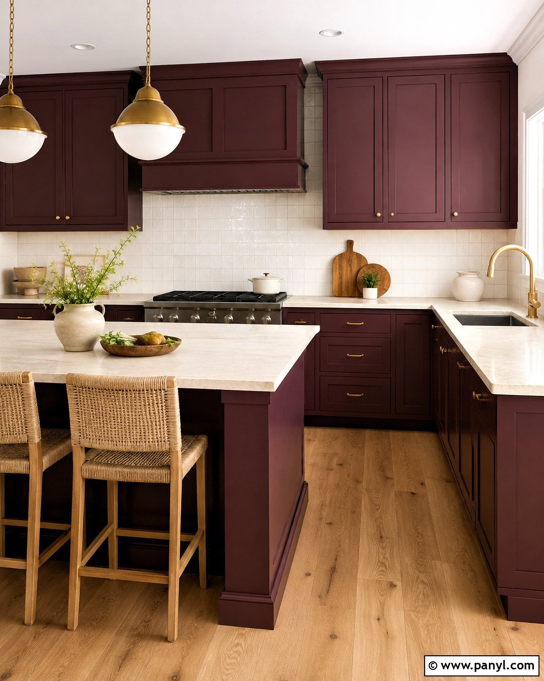 Plum Kitchen Cabinets - 20 plum decor ideas