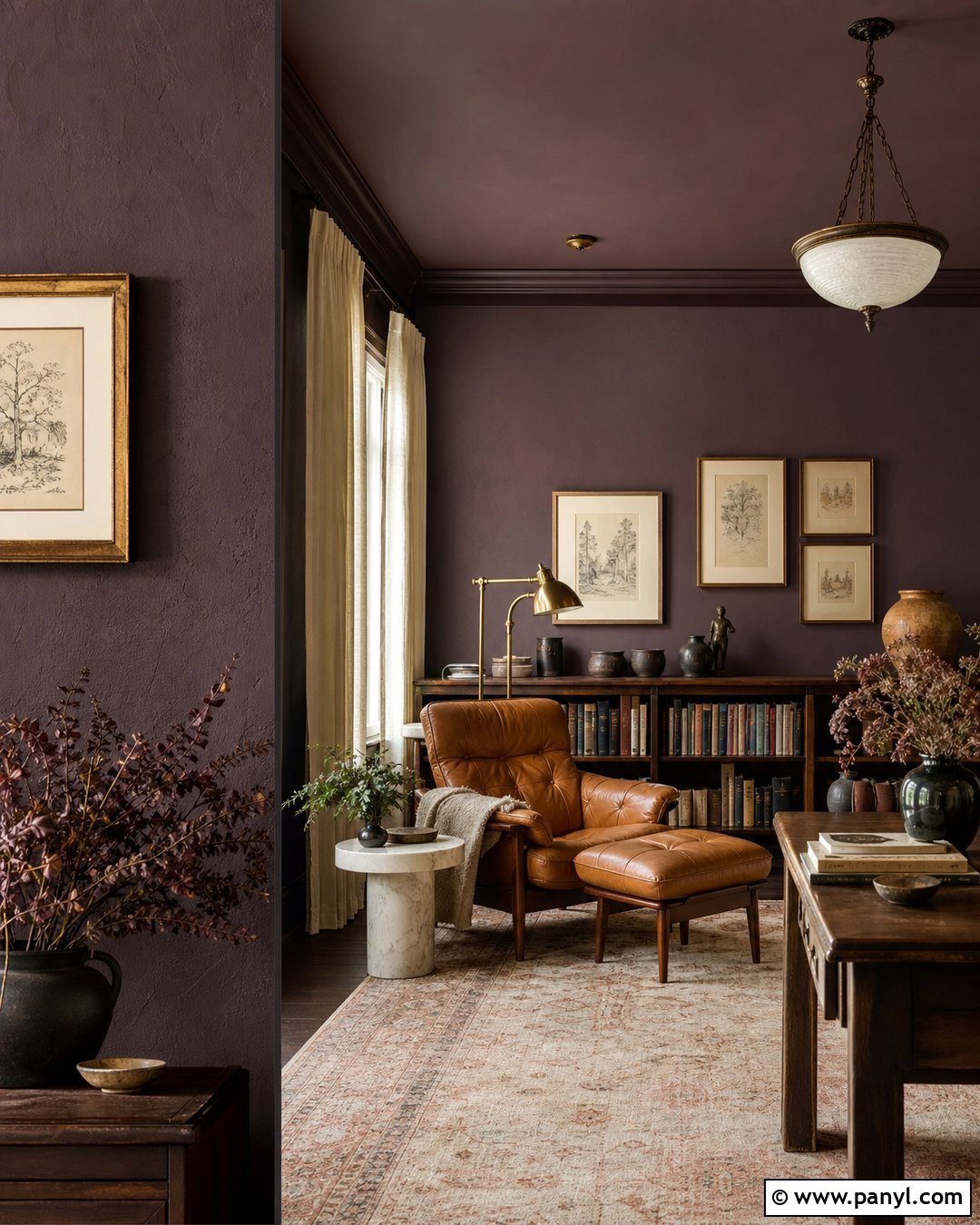 Plum Lime Paint Reading Room - 20 Lime Paint For Walls
