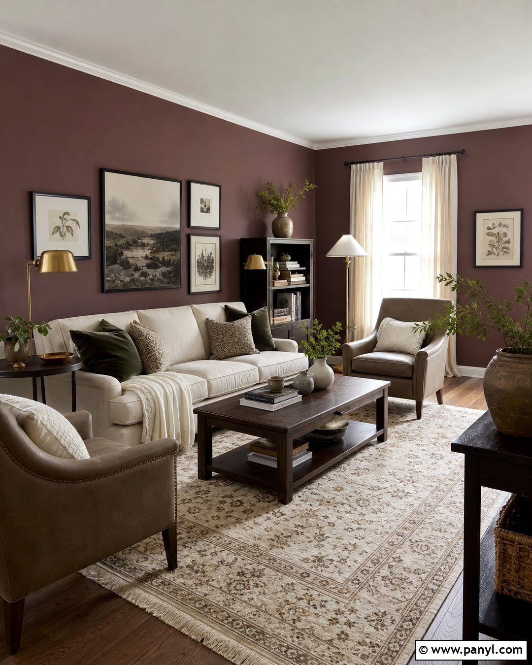 Plum Living Room Wall Color - 30 Interior Wall Colors Living Room Ideas