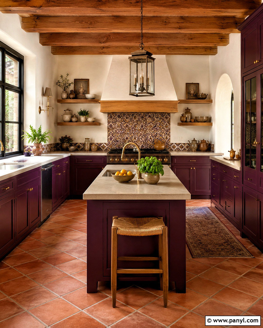 Plum Mediterranean Kitchen - 20 plum kitchen ideas
