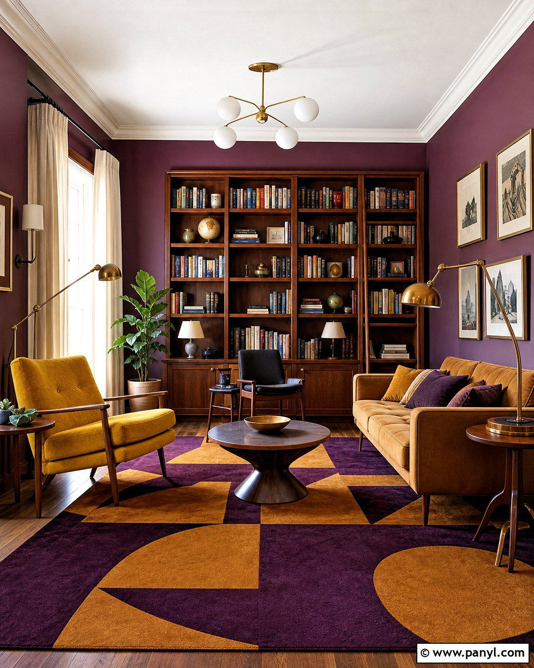 Plum Mustard And Walnut Palette - 20 plum color palette ideas