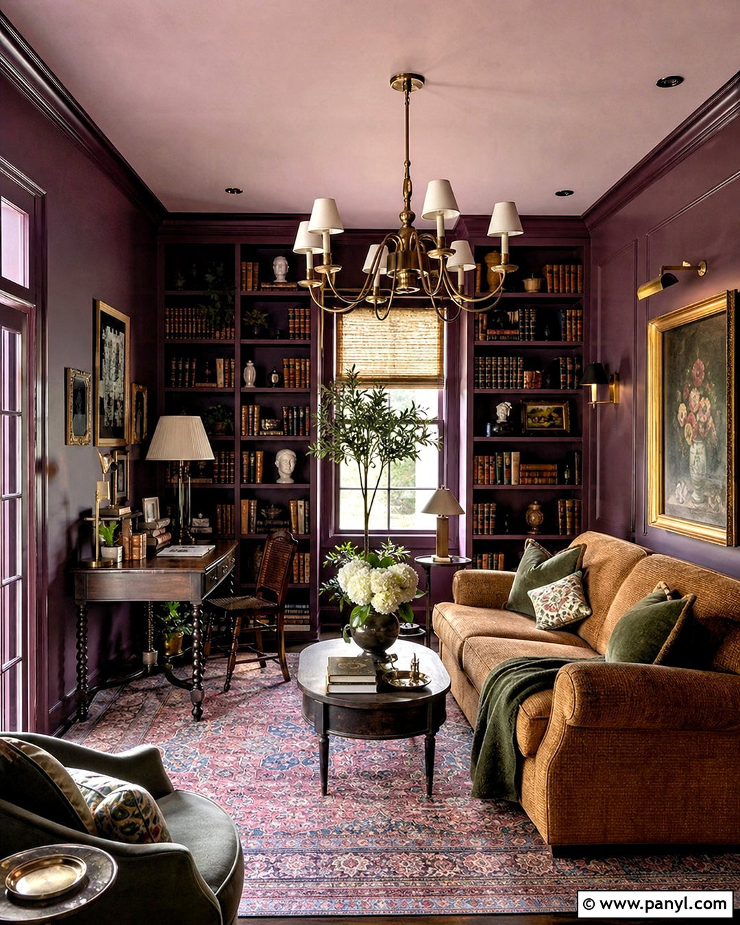 Plum Paint - 20 interior paint trends