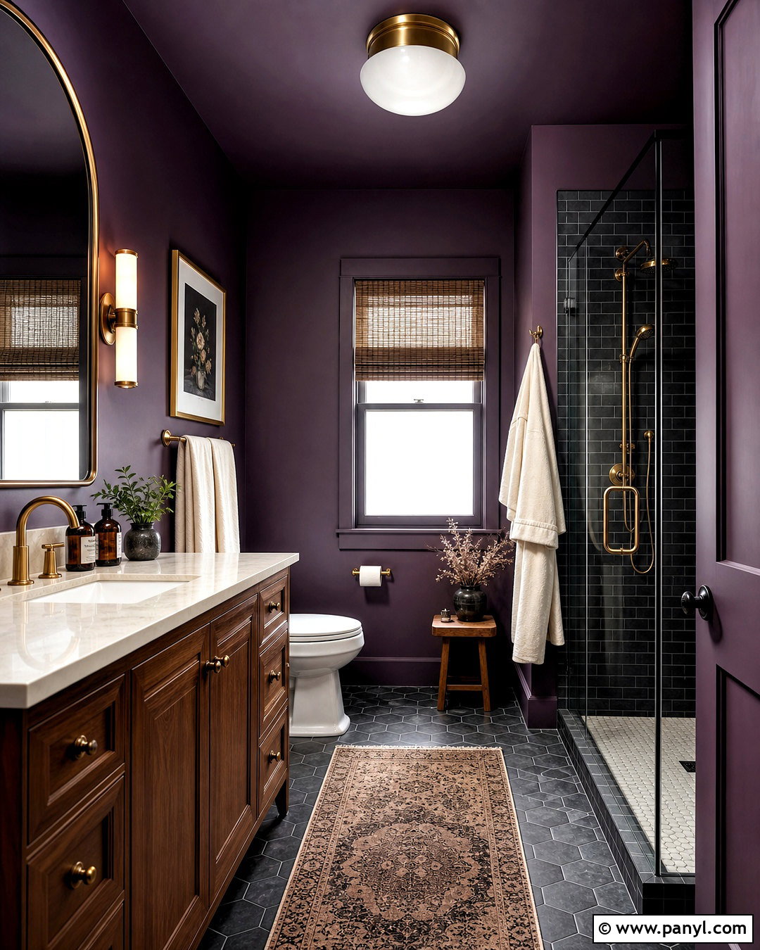 20 Dark Color Bathroom Ideas for a Moody, Spa-Like Escape
