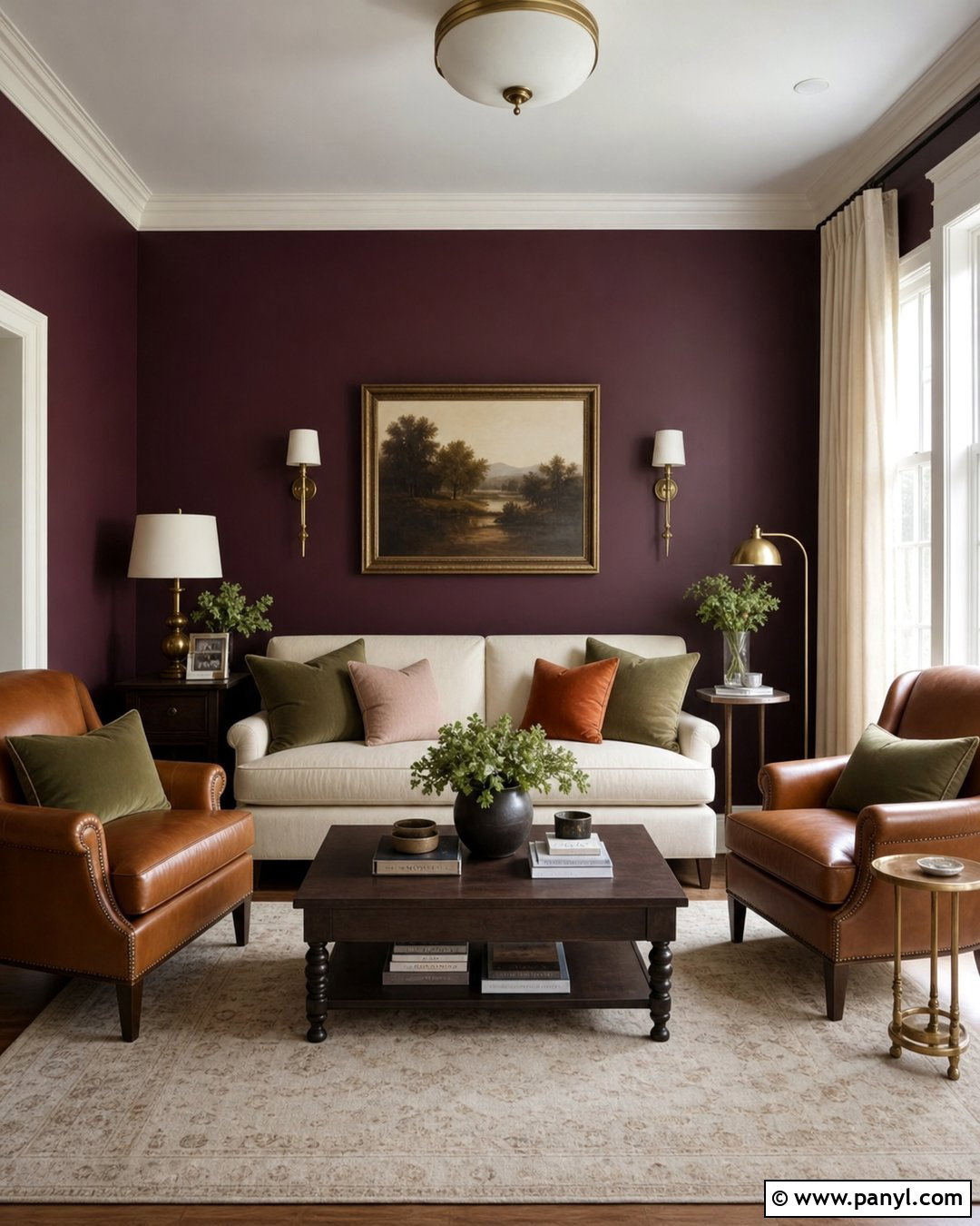 Plum Wall Color - 35 Best Wall Colors