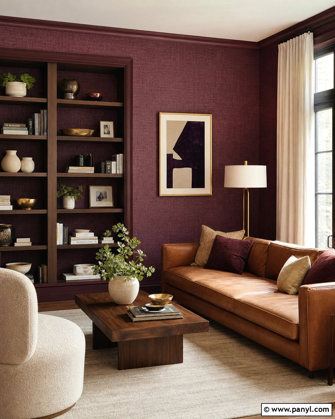 Plum Wallpaper - 40 Wallpaper Colour Ideas