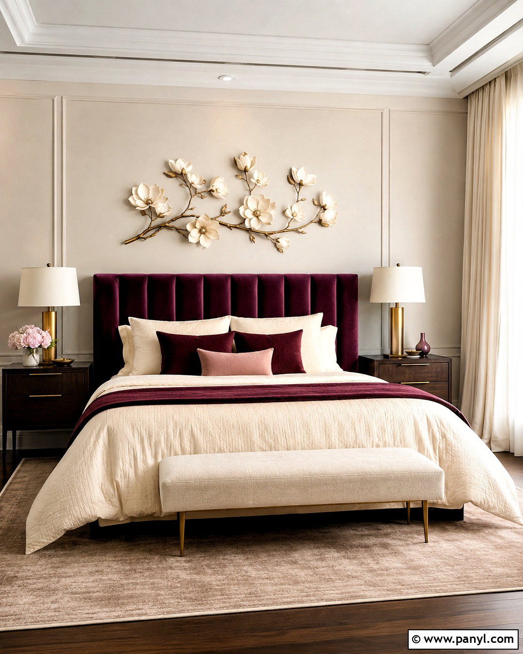 Plum With Magnolia Walls - 20 What Colour Goes With Magnolia Walls