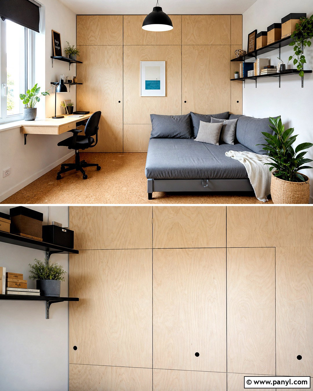 Plywood Wall For A Small Room - 20 wood interior walls