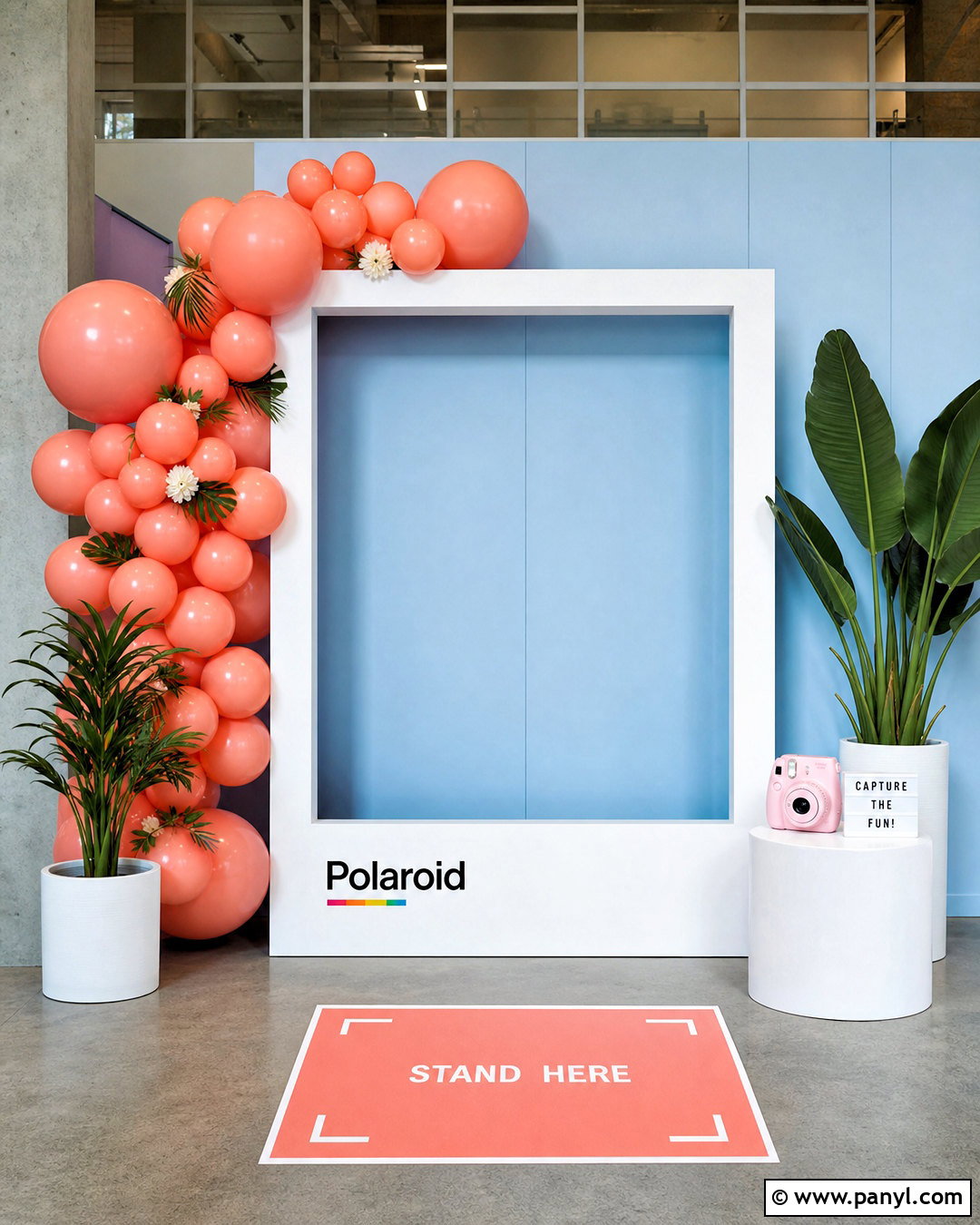 Polaroid Event Photo Wall - 20 event photo wall ideas