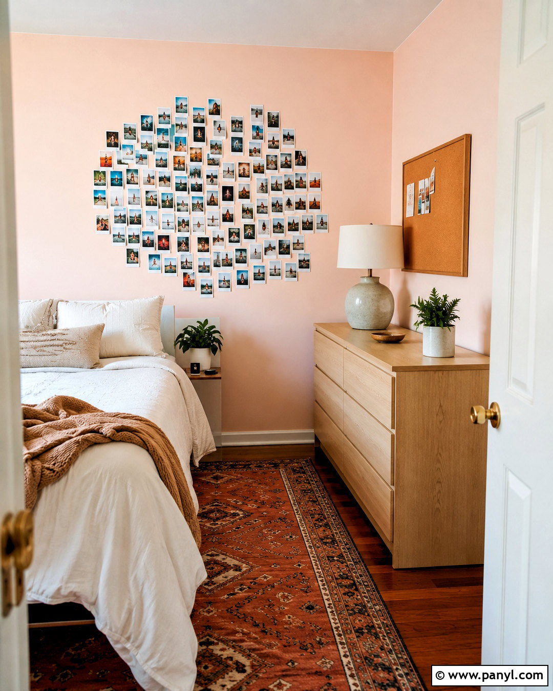 Polaroid Photo Collage Wall - 20 photo collage wall ideas