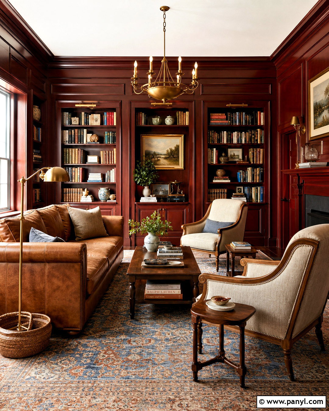 Polished Mahogany Paint - 20 dark red paint colors